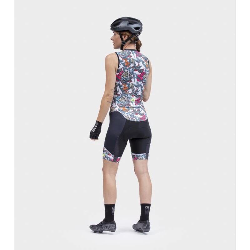 Body Ciclismo Donna ALE' PR-R TATTOO Bianco 13 Body Ciclismo Donna ALE' PR-R TATTOO Bianco - immagine 11