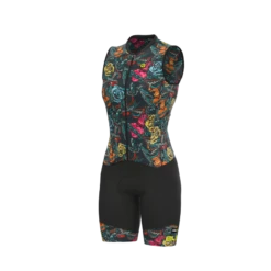 Body Ciclismo Donna ALE' PR-R TATTOO Grigio