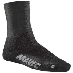 Calzini Ciclismo Invernali Mavic Essential Thermo + Sock Nero
