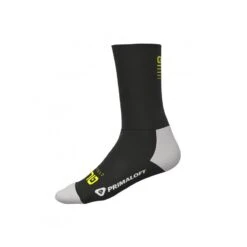 Calzini Invernali ALE' 18 Cm THERMO Primaloft Nero-giallo Fluo 2022