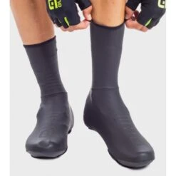 Copriscarpe Ciclismo ALE' RAIN 2.0 Nero -Giro Glam copriscarpe ciclismo ale rain 20 nero 1