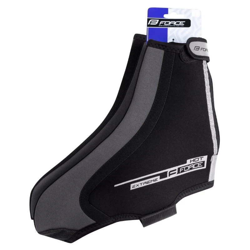 Copriscarpe Ciclismo Neoprene FORCE HOT EXTREME MTB Nero 4 Copriscarpe Ciclismo Neoprene FORCE HOT EXTREME MTB Nero - immagine 2