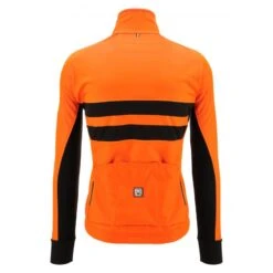 Giacca SANTINI Invernale ANTIPIOGGIA COLORE HALO Arancione -Giro Glam giacca santini invernale antipioggia colore halo arancione 2