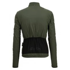 Giacca SANTINI Invernale Gravel ALPHA TRAIL Verde Lana -Giro Glam giacca santini invernale gravel alpha trail verde 2