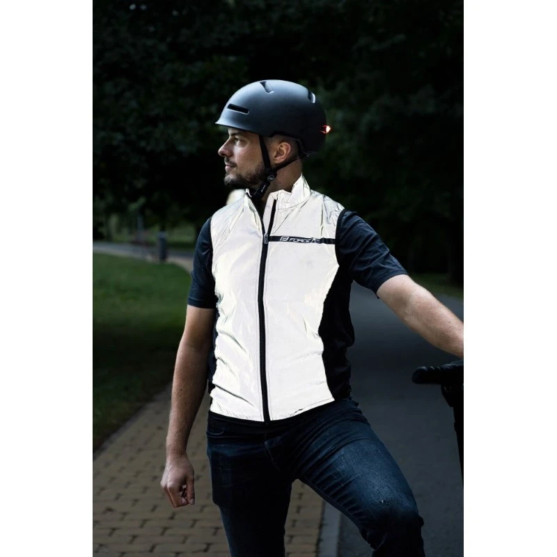Gilet Ciclismo Antivento FORCE FLASH Riflettente 7 Gilet Ciclismo Antivento FORCE FLASH Riflettente - immagine 5
