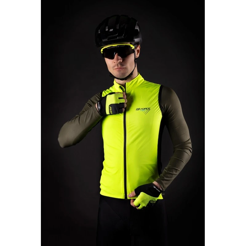 Gilet Ciclismo Antivento FORCE VEST VISION Fluo 6 Gilet Ciclismo Antivento FORCE VEST VISION Fluo - immagine 4