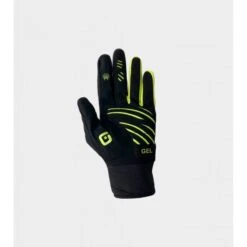 Guanti Invernali ALE' WIND PROTECTION Nero-giallo Fluo 2022
