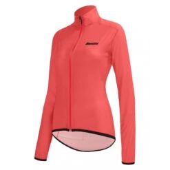 Guscio Ciclismo Antipioggia Antivento SANTINI NEBULA PURO JACKET Donna GN