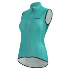 Guscio Ciclismo Antipioggia Antivento SANTINI NEBULA PURO VEST Donna AC