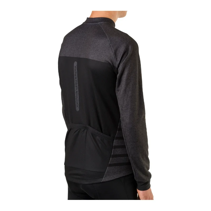 Maglia Ciclismo AGU MELANGE ESSENTIAL Manica Lunga Grigia 13 Maglia Ciclismo AGU MELANGE ESSENTIAL Manica Lunga Grigia - immagine 11