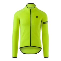Maglia Ciclismo AGU THERMO ESSENTIAL Invernale Gialla Fluo