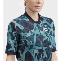Maglia Ciclismo Donna ALE' OFF ROAD - GRAVEL WOODLAND Verde -Giro Glam maglia ciclismo donna ale off road gravel woodland verde 3