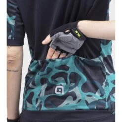 Maglia Ciclismo Donna ALE' OFF ROAD - GRAVEL WOODLAND Verde -Giro Glam maglia ciclismo donna ale off road gravel woodland verde 4