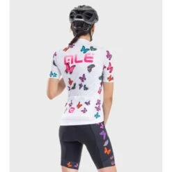 Maglia Ciclismo Donna ALE' PR-R BUTTERFLY Bianco -Giro Glam maglia ciclismo donna ale pr r butterfly bianco 4