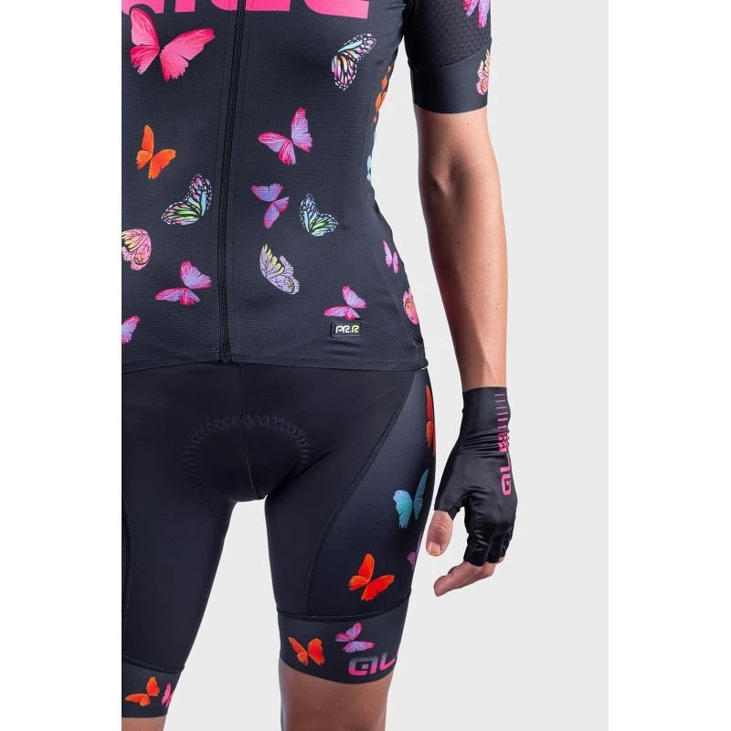 Maglia Ciclismo Donna ALE' PR-R BUTTERFLY Nero 5 Maglia Ciclismo Donna ALE' PR-R BUTTERFLY Nero - immagine 3