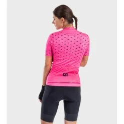 Maglia Ciclismo Donna ALE' PR-R STARS Rosa Flu-blu Marino -Giro Glam maglia ciclismo donna ale pr r stars rosa flu blu marino 4