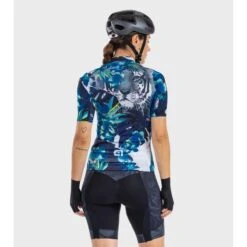 Maglia Ciclismo Donna ALE' PR-R TIGER Blu-azzurro -Giro Glam maglia ciclismo donna ale pr r tiger blu azzurro 2