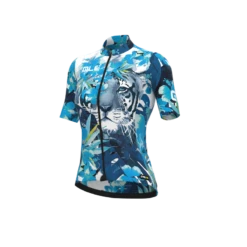 Maglia Ciclismo Donna ALE' PR-R TIGER Blu-azzurro