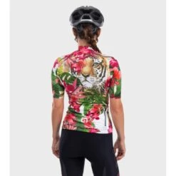 Maglia Ciclismo Donna ALE' PR-R TIGER Rosa-verde -Giro Glam maglia ciclismo donna ale pr r tiger rosa verde 2