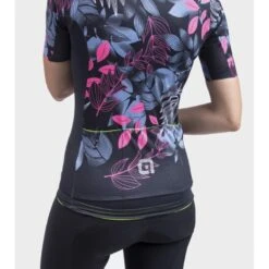 Maglia Ciclismo Donna ALE' PR-S GARDEN Nero -Giro Glam maglia ciclismo donna ale pr s garden nero 2