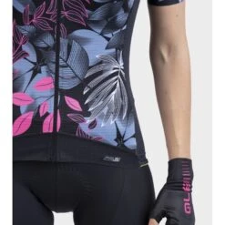 Maglia Ciclismo Donna ALE' PR-S GARDEN Nero -Giro Glam maglia ciclismo donna ale pr s garden nero 3