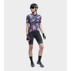 Maglia Ciclismo Donna ALE' PR-S GARDEN Nero -Giro Glam maglia ciclismo donna ale pr s garden nero 6