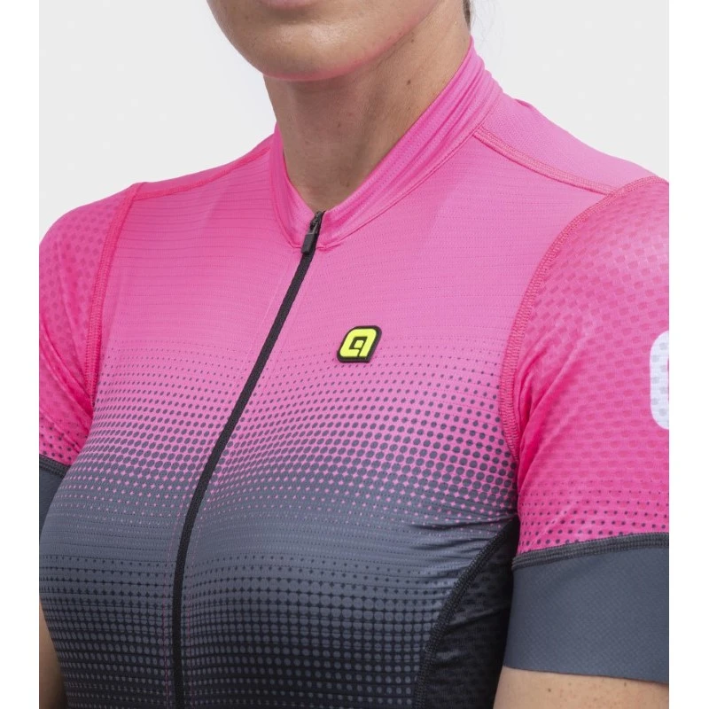 Maglia Ciclismo Donna ALE' PR-S GRADIENT Rosa Fluo 8 Maglia Ciclismo Donna ALE' PR-S GRADIENT Rosa Fluo - immagine 6
