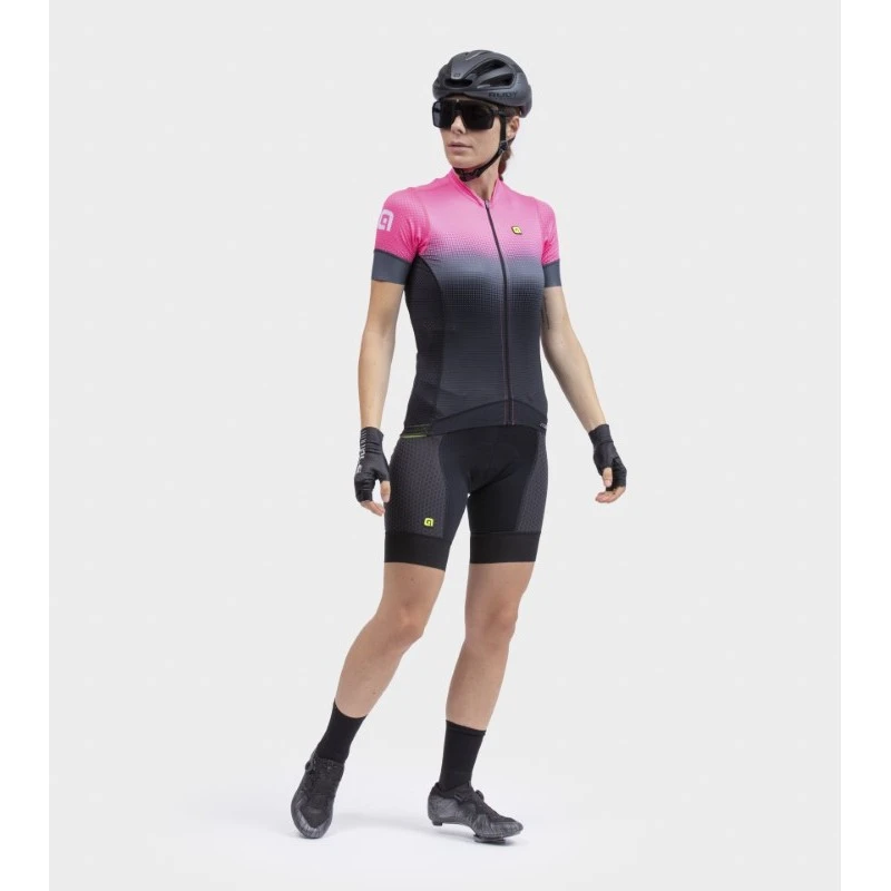 Maglia Ciclismo Donna ALE' PR-S GRADIENT Rosa Fluo 12 Maglia Ciclismo Donna ALE' PR-S GRADIENT Rosa Fluo - immagine 10