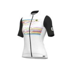 Maglia Ciclismo Donna ALE' PR-S LOGO Bianco