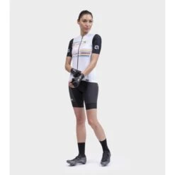 Maglia Ciclismo Donna ALE' PR-S LOGO Bianco -Giro Glam maglia ciclismo donna ale pr s logo bianco 5