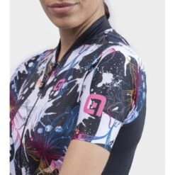 Maglia Ciclismo Donna ALE' SOLID CHIOS Bianco -Giro Glam maglia ciclismo donna ale solid chios bianco 2