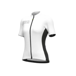 Maglia Ciclismo Donna ALE' SOLID COLOR BLOCK Bianco