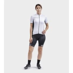 Maglia Ciclismo Donna ALE' SOLID COLOR BLOCK Bianco -Giro Glam maglia ciclismo donna ale solid color block bianco 5