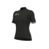 Maglia Ciclismo Donna ALE' SOLID COLOR BLOCK Nero -Giro Glam maglia ciclismo donna ale solid color block nero