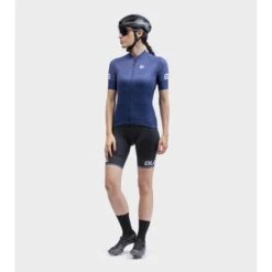 Maglia Ciclismo Donna ALE' SOLID LEVEL Blu 17 Maglia Ciclismo Donna ALE' SOLID LEVEL Blu -Giro Glam maglia ciclismo donna ale solid level blu 5