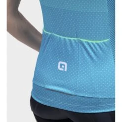 Maglia Ciclismo Donna ALE' SOLID LEVEL Turchese -Giro Glam maglia ciclismo donna ale solid level turchese 1