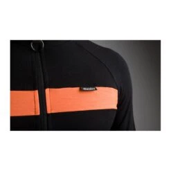 Maglia Ciclismo Invernale SANTINI Maniche Lunghe ADAPT WOOL Arancio -Giro Glam maglia ciclismo invernale santini maniche lunghe adapt wool arancio 3