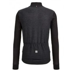 Maglia Ciclismo Invernale SANTINI Maniche Lunghe COLORE PURO Nero -Giro Glam maglia ciclismo invernale santini maniche lunghe colore puro nero 2