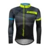 Maglia Ciclismo Maniche Lunghe FORCE BEST Nero Fluo -Giro Glam maglia ciclismo maniche lunghe force best nero fluo