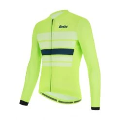 Maglia Ciclismo SANTINI ECOSLEEK BENGAL Maniche Lunghe VF