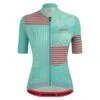 Maglia Ciclismo SANTINI GIADA OPTIC Donna AC -Giro Glam maglia ciclismo santini giada optic donna ac