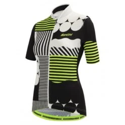 Maglia Ciclismo SANTINI GIADA OPTIC Donna BI