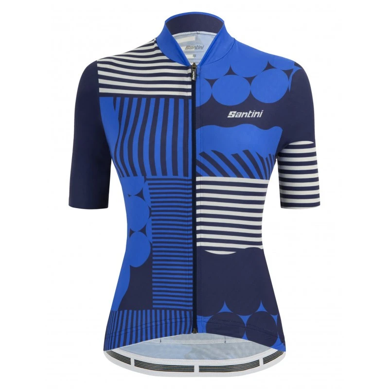 Maglia Ciclismo SANTINI GIADA OPTIC Donna BL 5 Maglia Ciclismo SANTINI GIADA OPTIC Donna BL - immagine 3