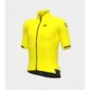 Maglia Invernale Ciclismo ALE' Manica Corta KLIMATIK K-TOUR Giallo Fluo 2022 -Giro Glam maglia invernale ciclismo ale manica corta klimatik k tour giallo fluo 2022