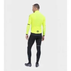 Maglia Invernale Ciclismo ALE' Manica Corta KLIMATIK K-TOUR Giallo Fluo 2022 -Giro Glam maglia invernale ciclismo ale manica corta klimatik k tour giallo fluo 2022 3