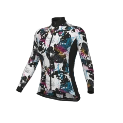 Maglia Invernale Ciclismo Donna ALE' SOLID CHIOS Bianco 2023 -Giro Glam maglia invernale ciclismo donna ale solid chios bianco 1