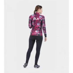 Maglia Invernale Donna ALE' PR-R AMAZZONIA Nero-fragola 2022 -Giro Glam maglia invernale donna ale pr r amazzonia nero fragola 2022 3