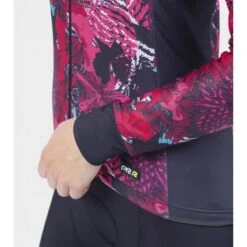 Maglia Invernale Donna ALE' PR-R AMAZZONIA Nero-fragola 2022 -Giro Glam maglia invernale donna ale pr r amazzonia nero fragola 2022 4