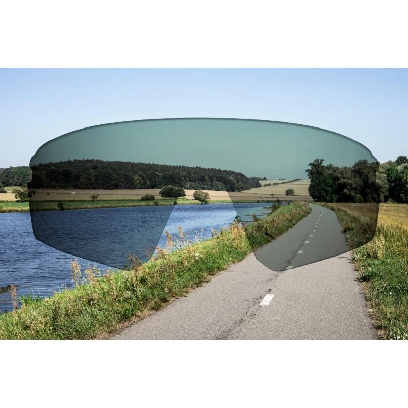 Prima pagina -Giro Glam occhiali per bici ciclismo force ambient bianco grigio 5