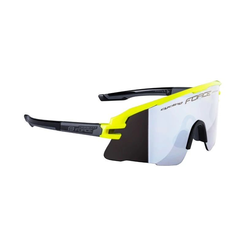 Occhiali Per Bici Ciclismo FORCE AMBIENT Fluo Grigio 10 Occhiali Per Bici Ciclismo FORCE AMBIENT Fluo Grigio - immagine 8